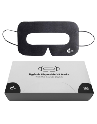 Universal VR Masks with Storage Case (Black, 100 Pieces)