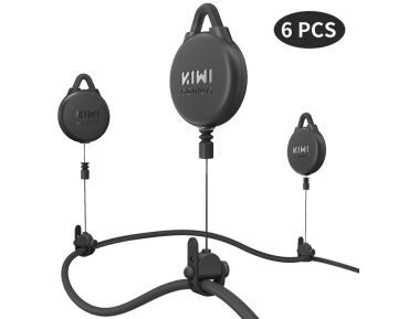 KIWI design Style Cable Management System (6 pieces)