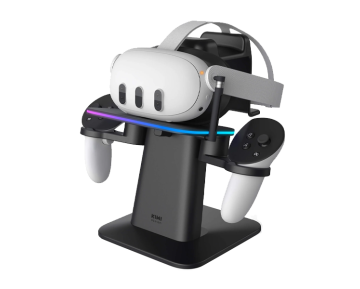 KIWI design Headset Stand & Charging Station for Meta Quest 3 and Quest 3S